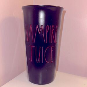 Rae Dunn Vampire Juice Travel Mug w/ Lid 16 oz. Halloween